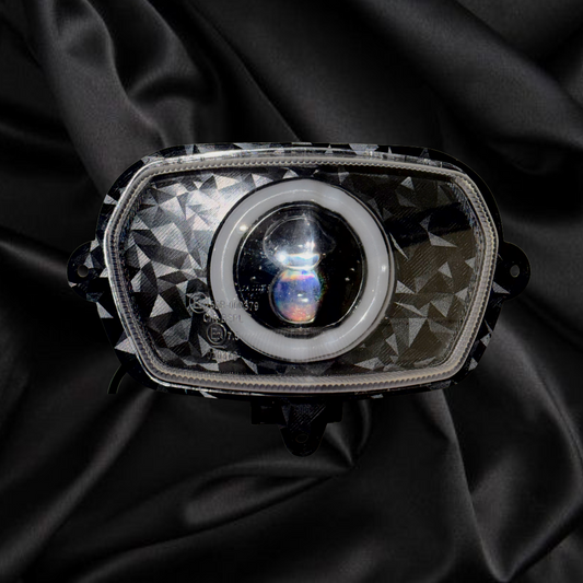 NOVA LUX Carbon faro Angel eye per V-Face Anabbagliante + Abbagliante